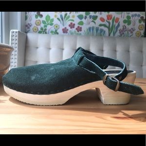 Forest Green Clogs